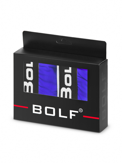 Boxer pour homme bleu cobalt Bolf 0953-2P 2 PACK