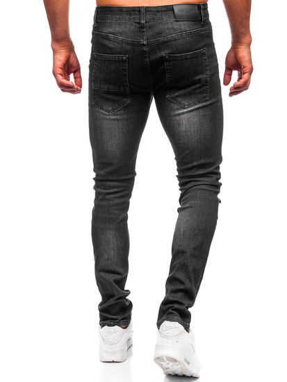 Homme Pantalon en jean slim fit Noir Bolf MP0085N