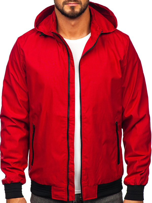 Blouson de transition pour homme rouge Bolf 7349