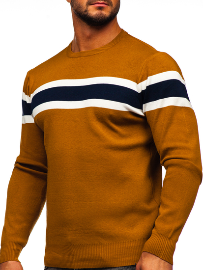 Pull pour homme camel Bolf H2108