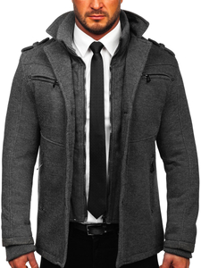 Manteau d'hiver pour homme gris Bolf 88803