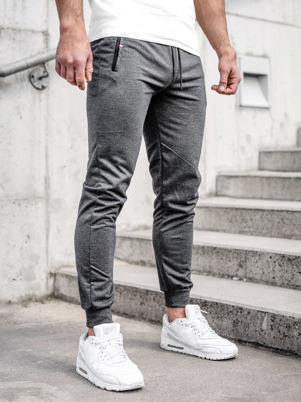 Pantalon jogger pour homme anthracite Bolf JX5001A