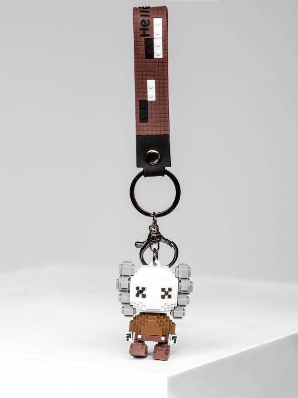 Porte-clés Pixel Marron Bolf TT403-2