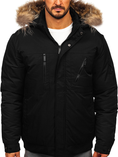 Homme Blouson d'hiver Noir Bolf 62M9515