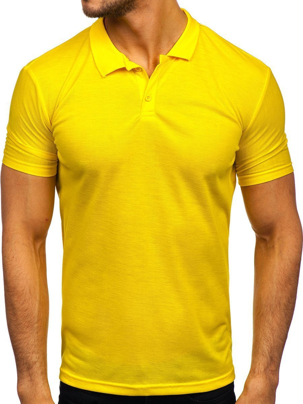 Polo jaune pour homme Bolf GD02