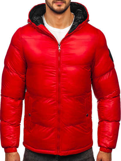 Homme Blouson d'hiver matelassé Rouge Bolf 5M3198
