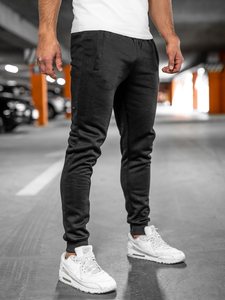 Homme Pantalon jogger Noir Bolf XW06A
