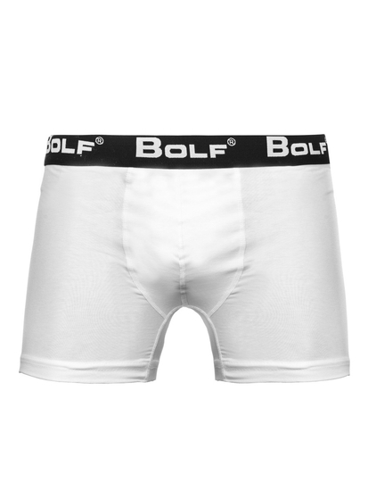 Boxer pour homme blanc Bolf 0953-2P 2 PACK