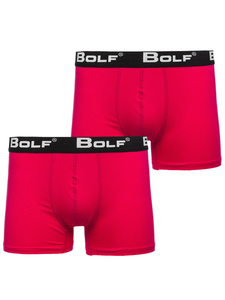 Boxer pour homme rose clair Bolf 0953-2P 2 PACK