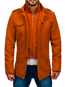 Homme Manteau Camel Bolf 8856A1