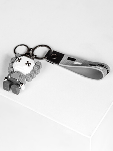 Porte-clés Pixel Gris Bolf TT403-2