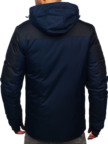 Homme Blouson d'hiver Bleu foncé Bolf 91M9902