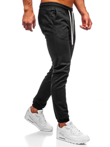Pantalon jogger pour homme noir Bolf 1145