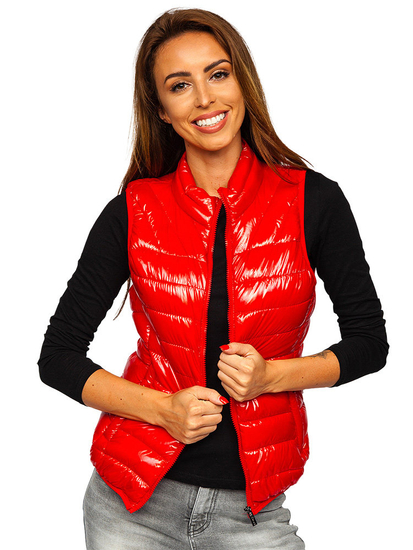 Gilet matelassé pour femme rouge Bolf R0107A