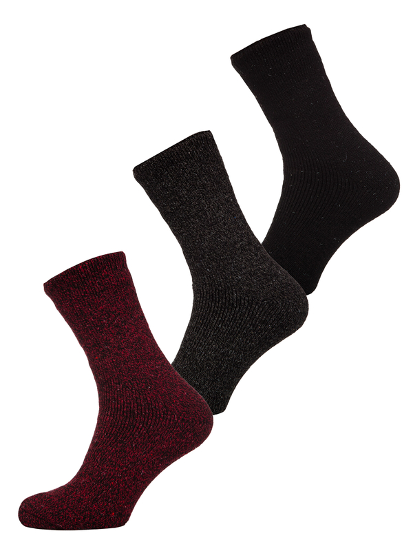 Homme Chaussettes thermiques épaisses d'hiver Multicolore-5 Bolf A8990-2-3P 3PACK