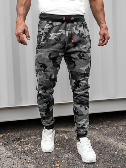 Pantalon de sport pour homme camo-graphite Bolf KZ15A