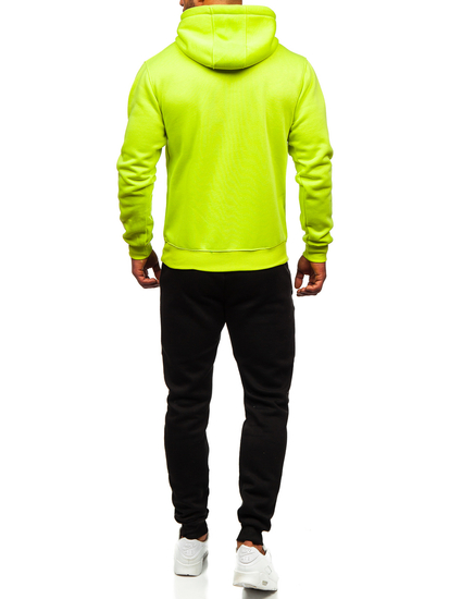 Survêtement avec sweat-shirt à capuche kangourou pour homme céladon clair Bolf D002-72