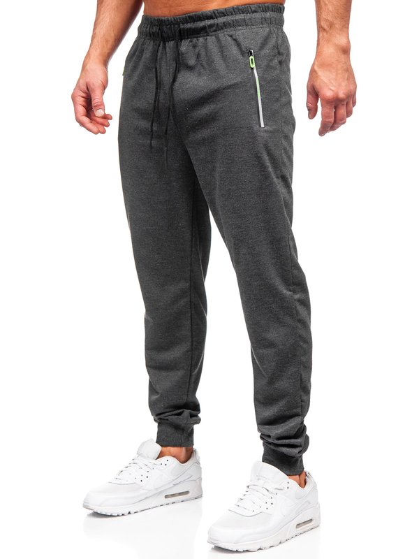 Homme Pantalon jogger Graphite Bolf JX6108