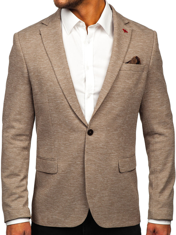 Homme Veste casual Marron Bolf 08