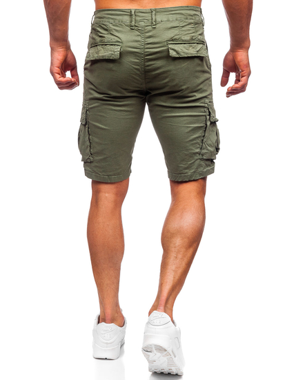 Pantalon court short cargo vert pour homme Bolf YF2225
