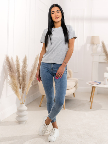 Femme T-shirt basic Gris Bolf 97T2100