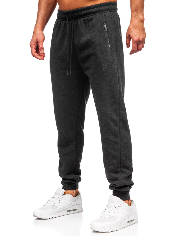 Homme Pantalon de survêtement surdimensionné Anthracite Bolf JX6501