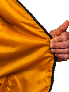 Gilet matelassé à capuche pour homme noir Bolf 7106