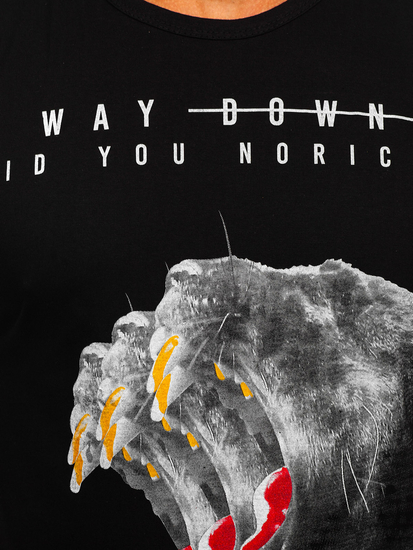 Tank top avec imprimé noir Bolf 14808