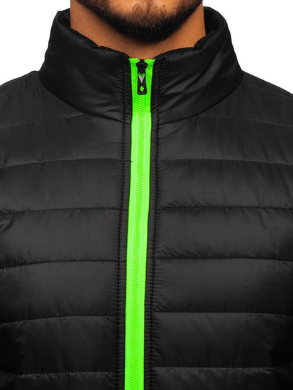 Le blouson de transition pour homme noir Bolf TY50