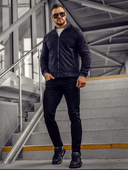 Homme Blouson de transition Bleu foncé Bolf EC955