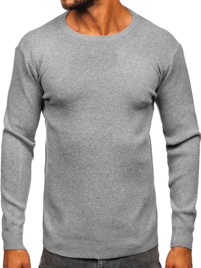 Homme Pull basic Gris Bolf S8506