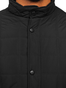 Homme Blouson à mi-saison matelassé Noir Bolf 5M709