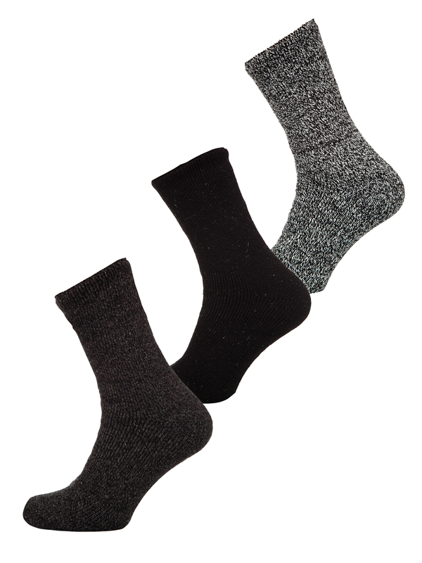 Homme Chaussettes thermiques épaisses d'hiver Multicolore-3 Bolf A8990-2-3P 3PACK