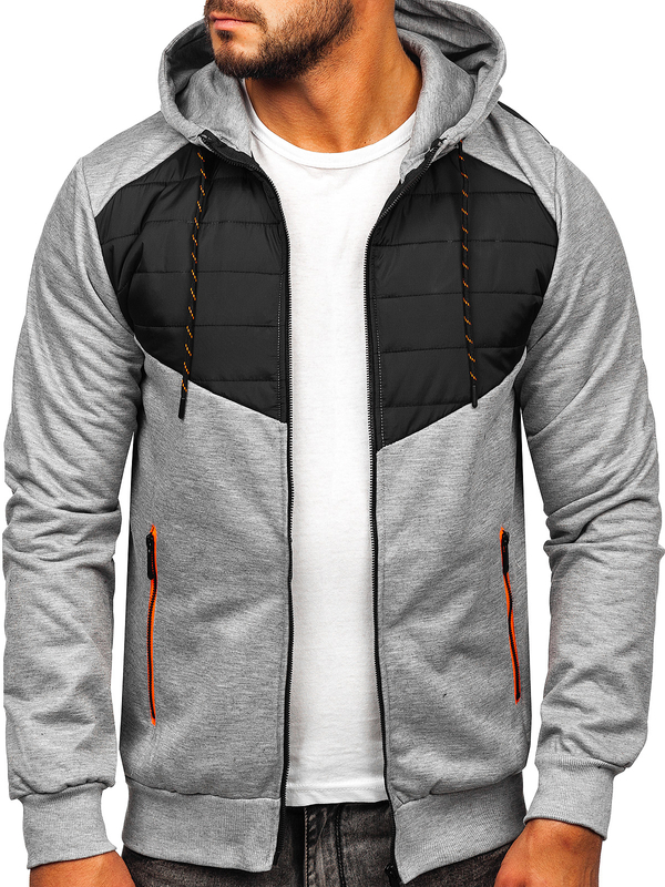 Blouson de transition pour homme gris Bolf KS2149