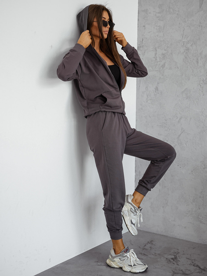 Survêtement deux pièces à capuche femme Graphite Bolf 821110