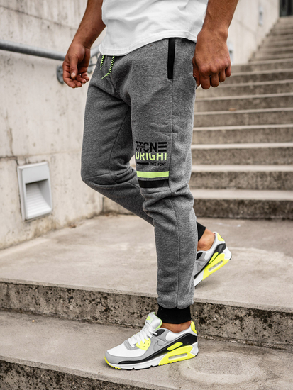 Pantalon de sport pour homme graphite Bolf AM108A