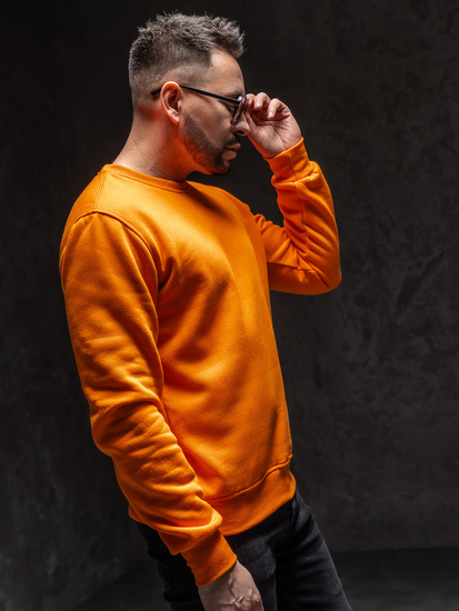 Homme Sweat-shirt Orange Bolf 2001A1