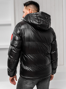 Homme Blouson d'hiver matelassé Noir Bolf 5M3198