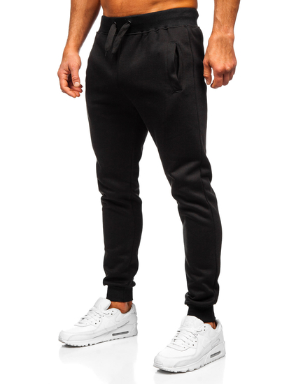 Survêtement deux pièces à capuche pour homme noir Bolf C10381