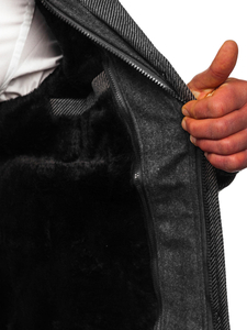 Manteau d'hiver pour homme gris Bolf 88802