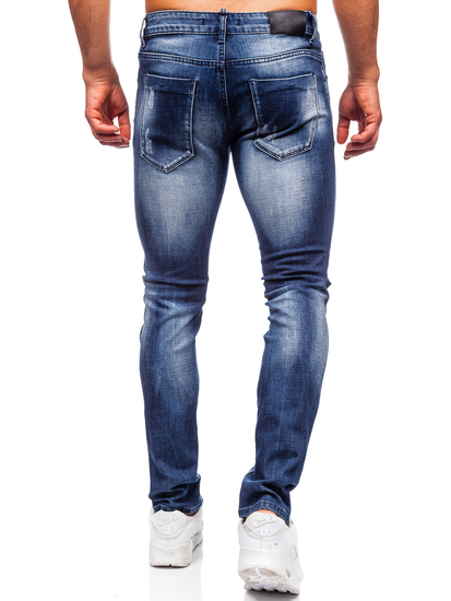 Homme Pantalon en jean slim fit Bleu foncé Bolf MP0113BS