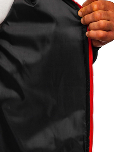 Le blouson de transition pour homme noir Bolf TY38