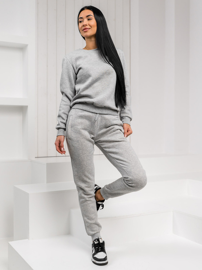 Femme Sweat-shirt Gris Bolf W01A1