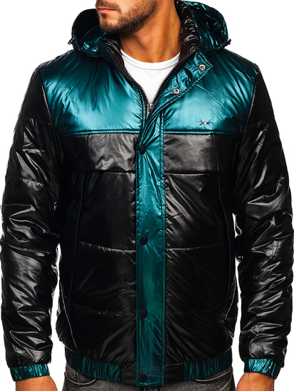 Blouson de transition matelassé de sport pour homme noir Bolf 2145