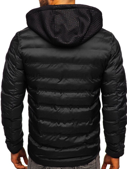 Blouson pour homme d'hiver noir Bolf 5332