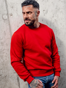 Blouson sans capuche pour homme rouge Bolf 2001A