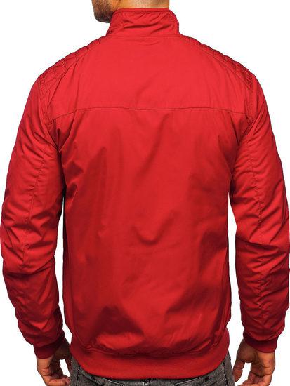 Blouson de transition rouge pour homme Bolf 1907-1