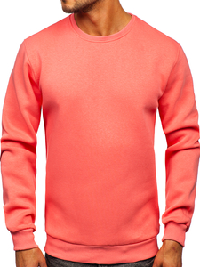 Sweat-shirt corail sans capuche pour homme Bolf 2001  