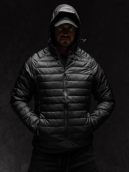 Homme Blouson de transition matelassé Noir Bolf 58M13021A1