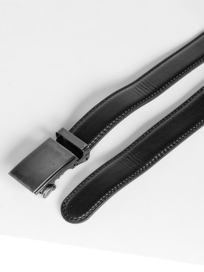 Ceinture en cuir pour homme noire Bolf BL014C